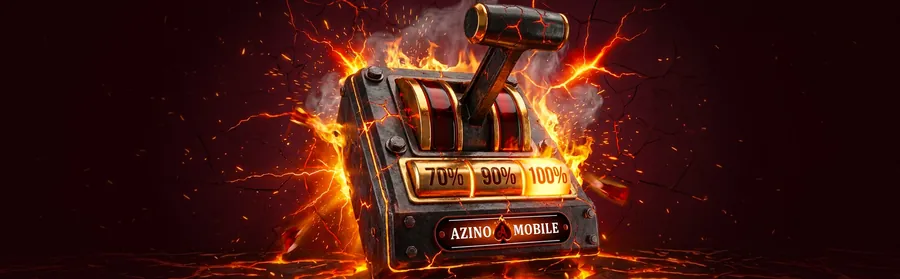 Промо «Держи заряд»: 70/90/100 % к депозиту в Азино Мобайл